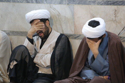 تصاویر/ سوگواری شهادت امام علی بن موسی الرضا(ع) توسط طلاب و دانش پژوهان افغانستانی