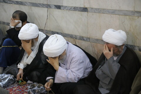 تصاویر/ سوگواری شهادت امام علی بن موسی الرضا(ع) توسط طلاب و دانش پژوهان افغانستانی