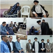 دیدار نماینده ولی فقیه در خوزستان با خانواده شهیدان باوی و دقایقی