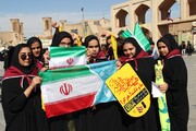 تصاویر/ راهپیمایی یوم الله ۱۳ آبان در یزد