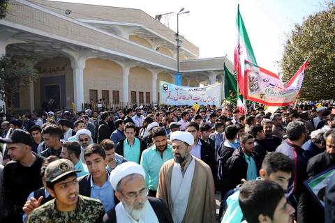 تصاویر/ راهپیمایی یوم الله ۱۳ آبان در قم-2