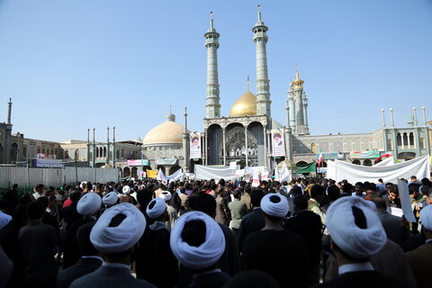 تصاویر/ راهپیمایی یوم الله ۱۳ آبان در قم-2