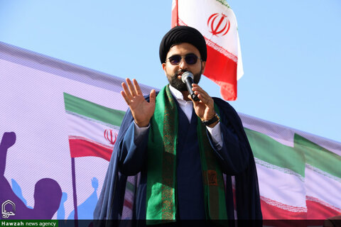 حضور روحانیون اصفهان در راهپیمایی 13 آبان 98