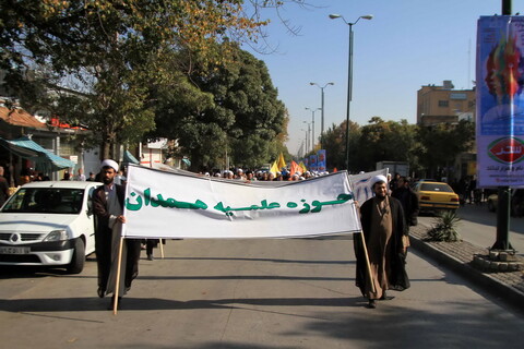 تصاویر/ راهپیمایی یوم الله 13 آبان در همدان