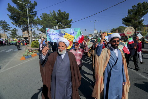 تصاویر/ راهپیمایی یوم الله 13 آبان در بیرجند