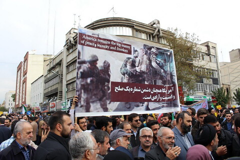 تصاویر/ راهپیمایی یوم الله ۱۳ آبان در تهران-۲