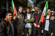 تصاویری از حضور طلاب و روحانیون البرز در راهپیمایی یوم الله 13 آبان