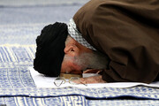 The position of prayer in sight of the holy prophet of Islam