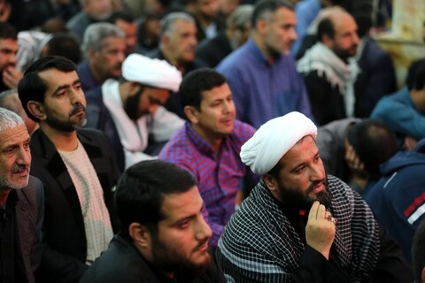 تصاویر/ حال و هوای مسجد مقدس جمکران در شب شهادت امام حسن عسکری(ع)