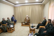 تصاویر/ دیدار جداگانه سرلشکر باقری و سفیر عراق با آیت الله العظمی جوادی آملی