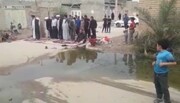 فیلم/ نماز جماعت امام جمعه اهواز در منطقه محروم عین دو