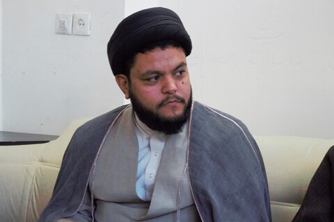 تصویری رپورٹ|جامعہ روحانیت بلتستان پاکستان کے  وفد کی قم میں امام جمعہ سکردو علامہ شیخ حسن جعفری سے ملاقات