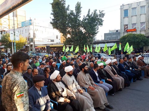 تصاویر/ اجتماع مردمی بیعت با حضرت ولیعصر (عج) در شهرستان قروه