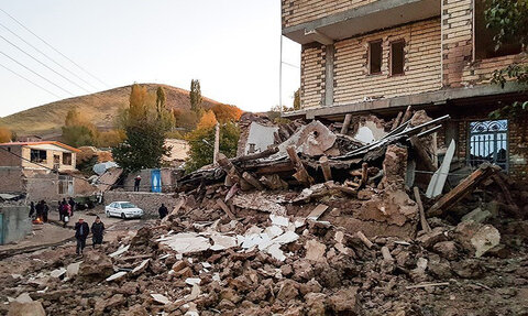 زلزله زده شهرستان میانه