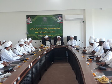 دیدار علمای اهل سنت با نماینده ولی فقیه در هرمزگان