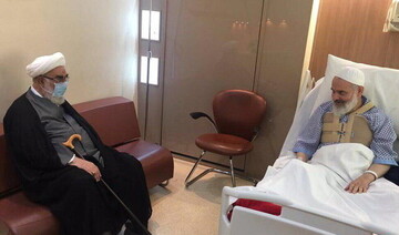 رئیس دفتر مقام معظم رهبری از آیت‌الله حسینی بوشهری عیادت کرد