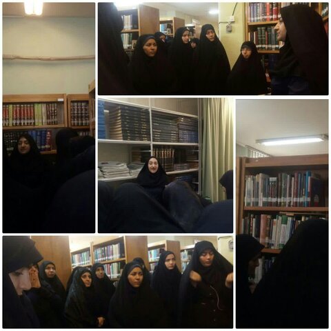 بازدید طلاب مدرسه علمیه فاطمه الزهرا (س) اصفهان از کتابخانه ابوالعباس