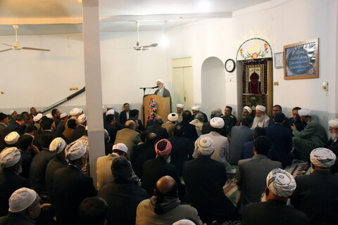 تصاویر/ جشن وحدت در مسجد ابوحنیفه بجنورد