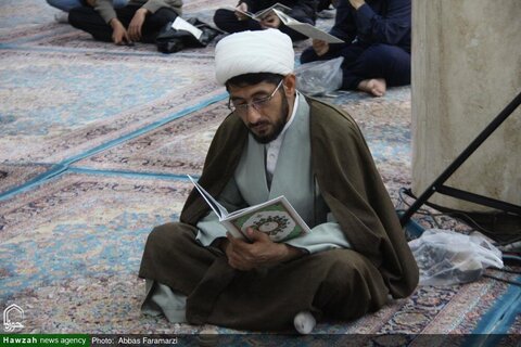 بالصور/ مجلس تأبين لآية الله العظمى السيد بهاء الديني في المسجد الأعظم بقم المقدسة