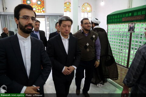 Présence du secrétaire de l'Association des musulmans de Chine, à Qom
