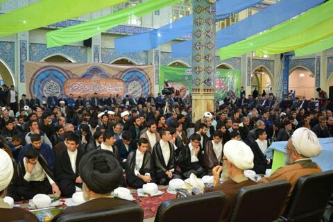 تصاویر/ جشن عمامه گذاری طلاب حوزه علمیه مراغه