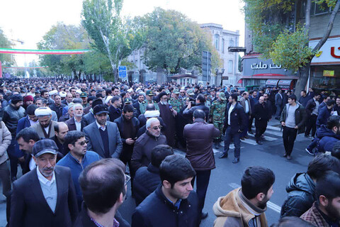 راهپیمایی و تجمع مردم تبریز در حمایت از امنیت و اقتدار کشور