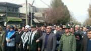 مردم سراب در دفاع از انقلاب اسلامی به خیابان‌ها آمدند
