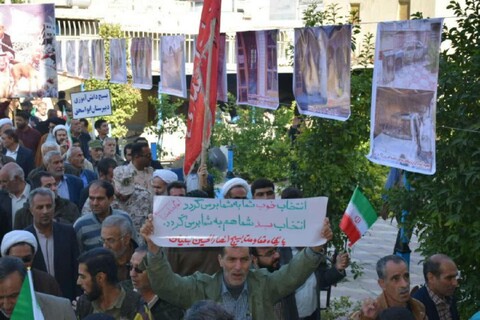 تصاویر/ راهپیمایی مردم کازرون در حمایت از اقتدار و امنیت کشور