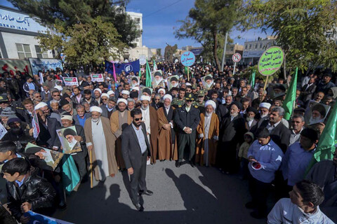 راهپیمایی مردم بیرجند در حمایت از اقتدار و امنیت کشور