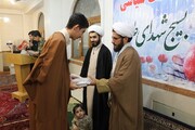 تصاویر/ مراسم بزرگداشت هفته بسیج در مدرسه علمیه امام خمینی (ره) خوی