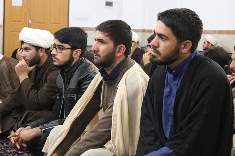 مراسم بزرگداشت هفته بسیج در مدرسه علمیه امام خمینی (ره) خوی 