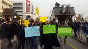 تصاویر/ حضور طلاب مدرسه علمیه دارالسلام تهران در راهپیمایی حمایت از اقتدار و امنیت کشور
