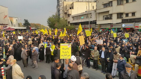تصاویر/ راهپیمایی باشکوه مردم تهران در حمایت از اقتدار و امنیت کشور