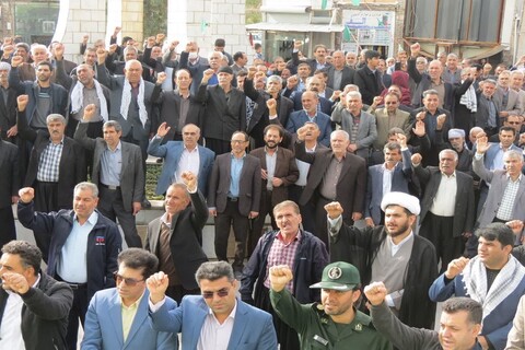 تصاویر/ خروش روحانیت تشیع و اهل سنت کرمانشاه در حمایت از رهبری و دفاع از امنیت و اقتدار کشور