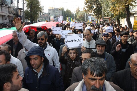 تصاویر/ خروش روحانیت تشیع و اهل سنت کرمانشاه در حمایت از رهبری و دفاع از امنیت و اقتدار کشور