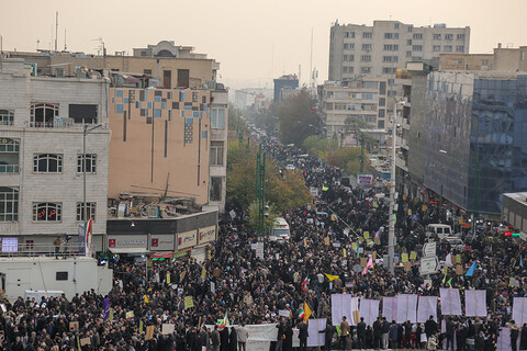 راهپیمایی مردم تهران در حمایت از امنیت و اقتدار کشور