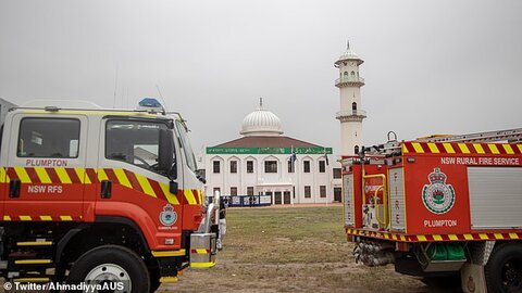 پذیرایی از آتش نشان ها در 30 امین سالگرد مسجدی در سیدنی + تصاویر