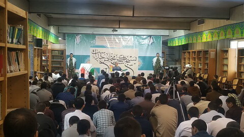تصاویر/ مراسم بزرگداشت هفته بسیج در مدرسه علمیه دارالسلام تهران