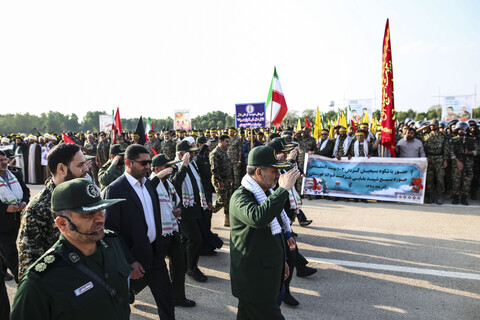 اجتماع 15 هزار نفری بسیجیان خوزستان