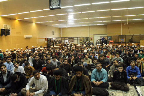 تصاویر/ مراسم گرامیداشت‌ هفته بسیج با حضور طلاب و روحانیون یزد