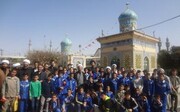 استقبال گسترده مدارس از خیمه معرفت مزار شیخان/ بازدید بیش از ۱۰ هزار دانش آموز