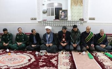 دیدار بسیجیان آستان امامزاده سیدعلی(ع)  با  خانواده شهدا