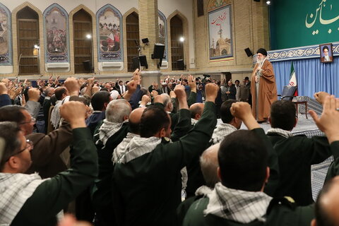 تصویری رپورٹ|رہبرانقلاب اسلامی سے ایرانی رضاکار فورس بسیج کی ملاقات
