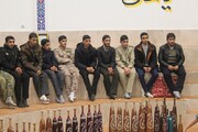 تصاویر/ حضور طلاب و اساتید مدرسه علمیه امام خمینی (ره) خوی در زورخانه