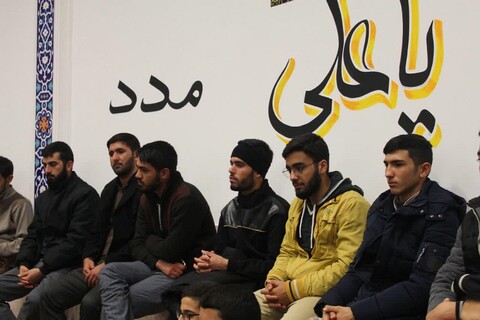 حضور طلاب و اساتید مدرسه علمیه امام خمینی (ره) خوی در زورخانه
