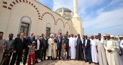 بزرگترین مسجد جیبوتی با همکاری ترکیه افتتاح شد