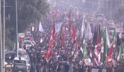 مردم بغداد در حمایت از رهنمودهای  آیت‌الله‌العظمی سیستانی تظاهرات کردند