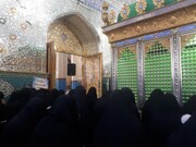بانوان طلبه استان یزد در سوگ فاطمه معصومه(س) عزاداری کردند+ عکس