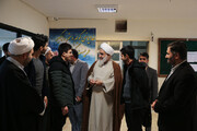 حضور سرزده امام جمعه قزوین در جمع دانشجویان+ عکس