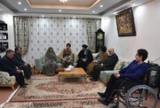 نماینده ولی‌فقیه در کردستان با خانواد شهید امان‌اللهی دیدار کرد